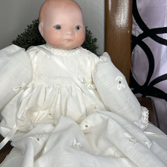 1982 10” Copr by Grace S Putnam Bisque Head Doll With Outfit Made In Germany - Picture 2 of 16